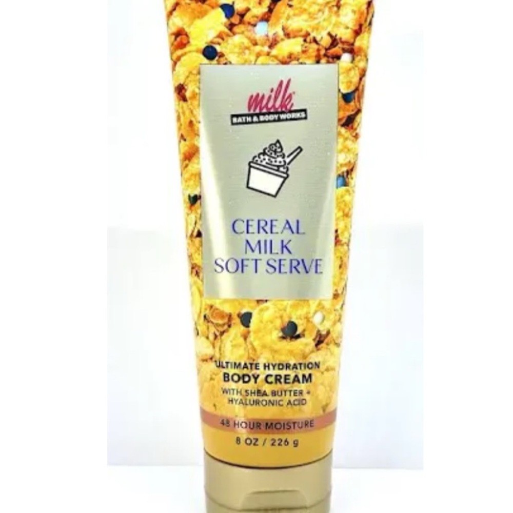 Bath & Body Works Cereal Milk Soft Serve Body Cream( Limited Edition)